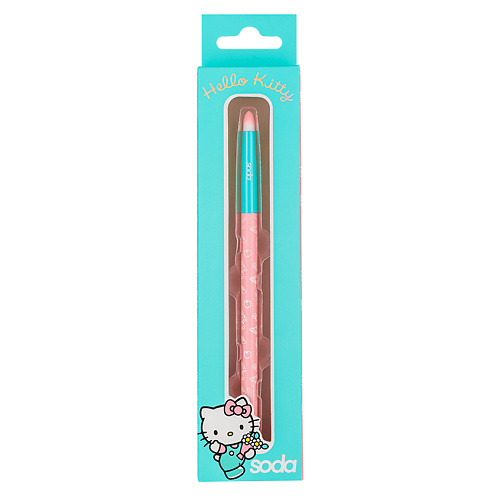 SODA Кисть для теней карандаш HELLO KITTY #cuteadventure кисть для нанесения теней deco синтетическая карандаш 308