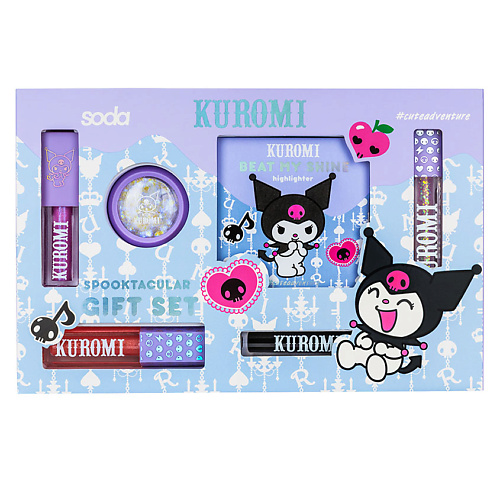 Набор средств для макияжа SODA Подарочный набор SPOOKTACULAR #cuteadventure kuromi soda накладные ресницы charming look cuteadventure