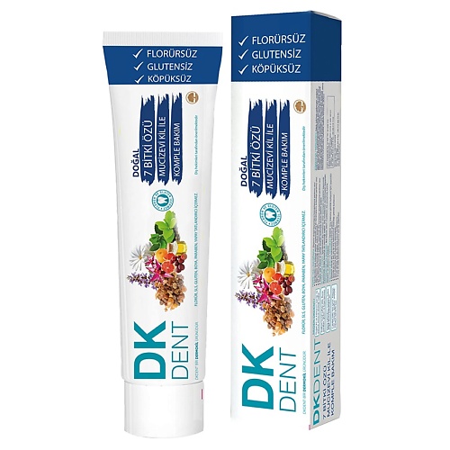 DK DENT Зубная паста с экстрактом натуральных трав ORAL CARE biorepair зубная паста для детей kids uva с экстрактом винограда от 0 до 6 лет 50