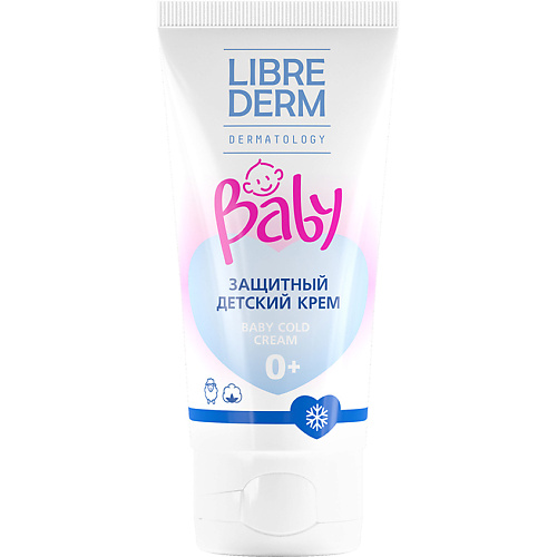 LIBREDERM Защитный детский крем (Cold - cream) с ланолином и экстрактом хлопка Baby Cold Cream ecolatier baby детский шампунь 2 в 1 легкое расчесывание 3 250