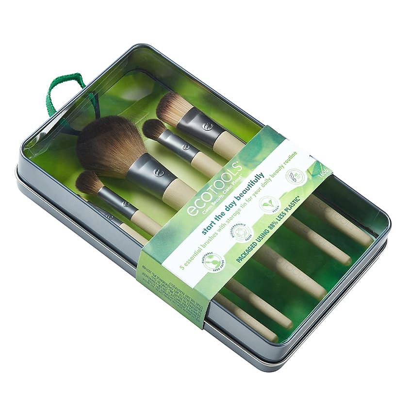 

ECOTOOLS Набор кистей для макияжа EcoTools Start The Day Beautifully Kit, Набор кистей для макияжа EcoTools Start The Day Beautifully Kit