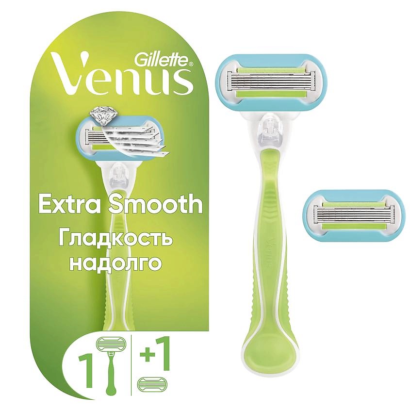 GILLETTE Бритва с 2 сменными кассетами Venus Embrace, фото 2