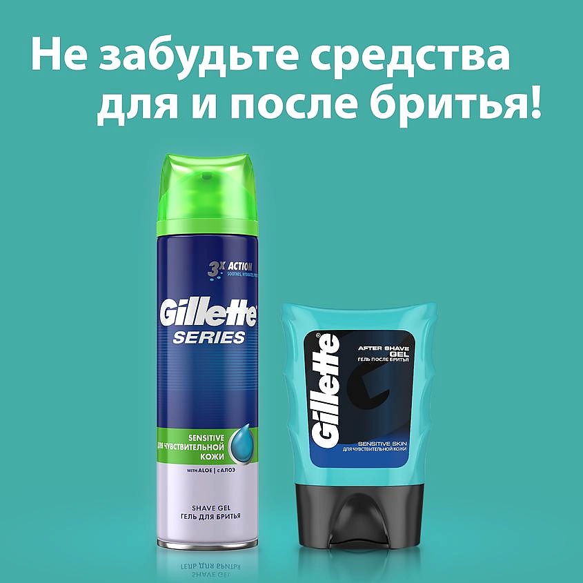 фото Gillette сменные кассеты для бритья mach3