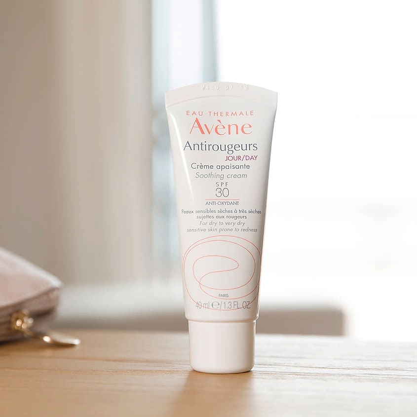 AVENE Дневной увлажняющий крем SPF 30 Antirougeurs Soothing Cream, фото 2