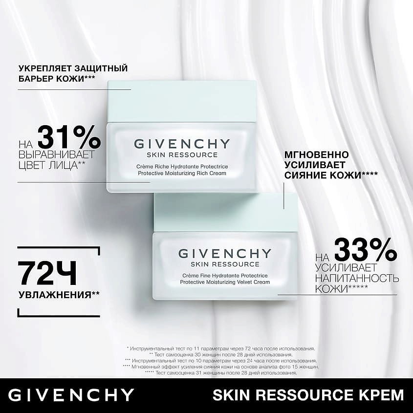 GIVENCHY Увлажняющий питательный крем для лица Skin Ressource, фото 6