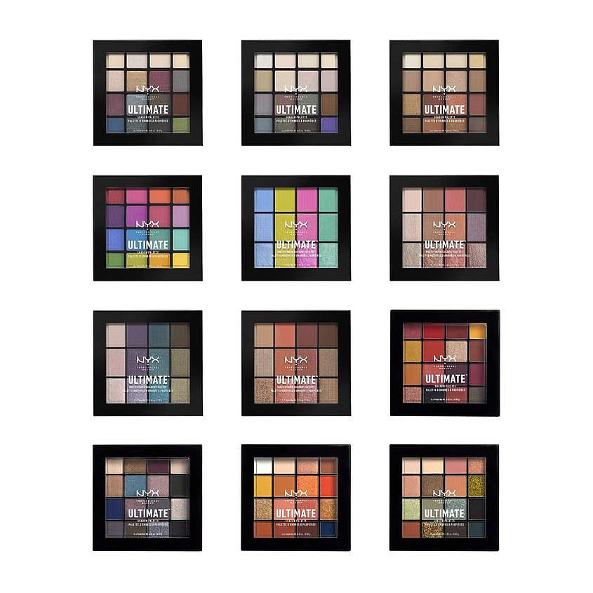 NYX Professional Makeup Палетка теней для век. ULTIMATE SHADOW PALETTE NXP145000 - фото 2