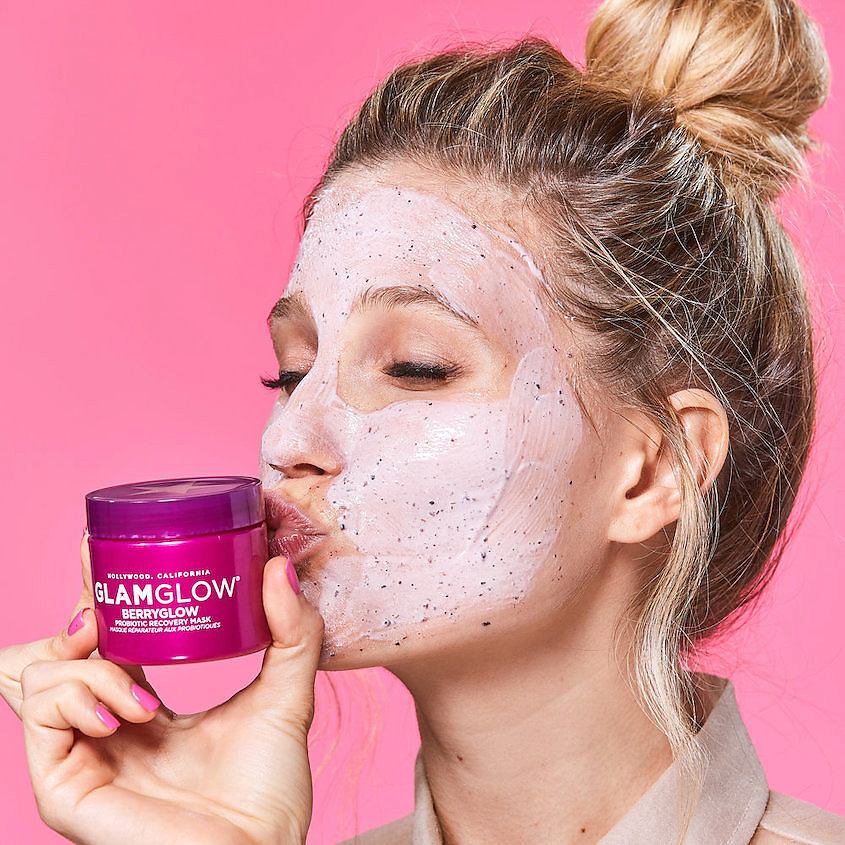 GLAMGLOW Маска для лица восстанавливающая Berryglow Probiotic Recovery Mask GLMG0H501 - фото 2