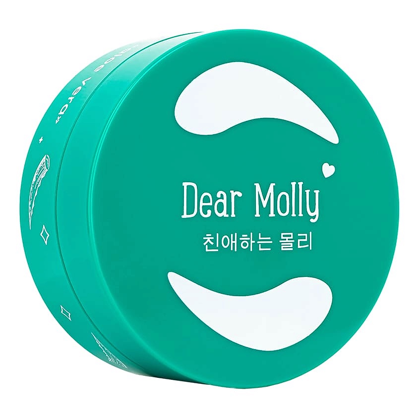 ЛЭТУАЛЬ DEAR MOLLY Гидрогелевые патчи для области вокруг глаз "алоэ" Hydrating Hydrogel Eye Patch Aloe, фото 3