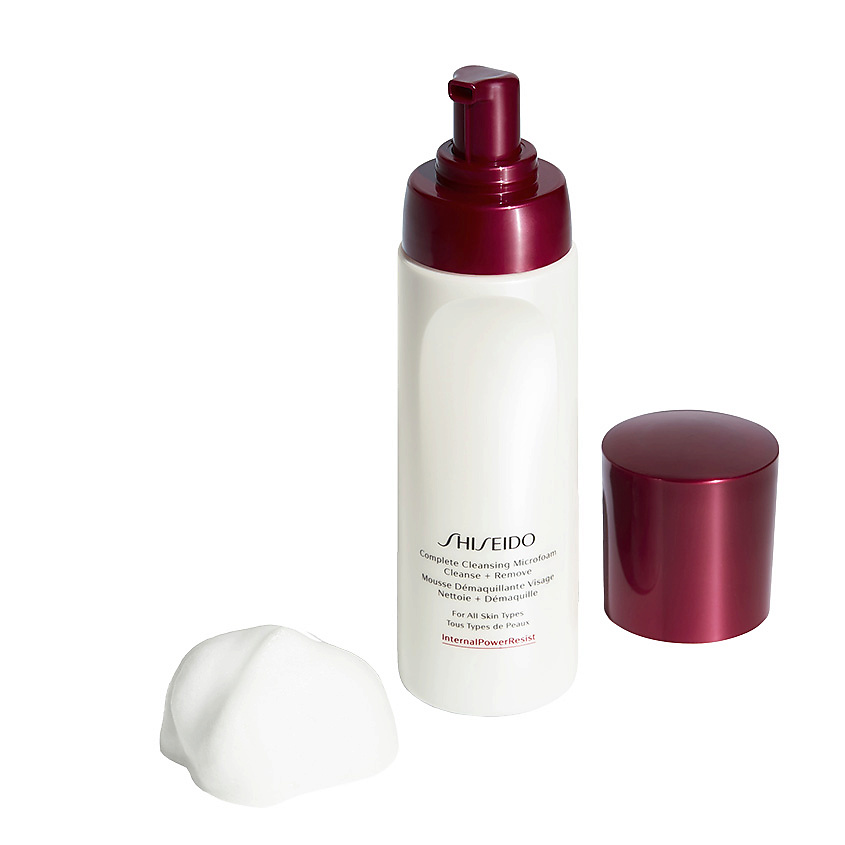 фото Shiseido микропенка очищающая complete cleansing microfoam