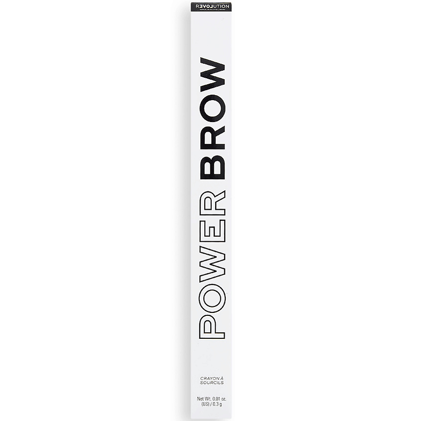 фото Relove revolution карандаш автоматический для бровей с щеточкой power brow pencil, скошенный