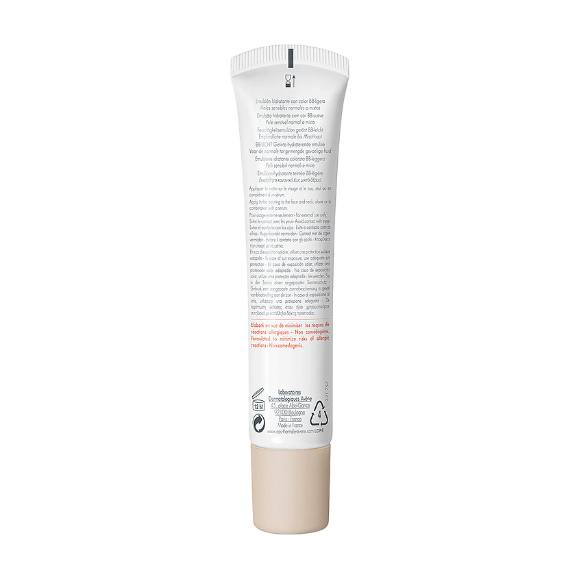 AVENE Легкая тонирующая эмульсия SPF30 Hydrance BB-Legere Tinted Hydrating Emulsion, фото 4