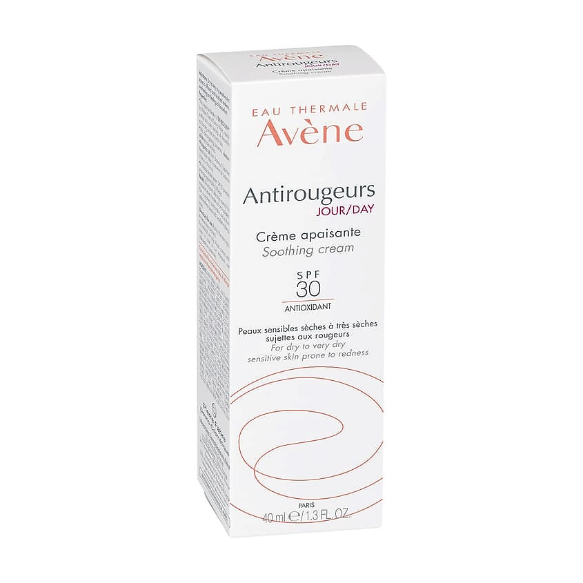 AVENE Дневной увлажняющий крем SPF 30 Antirougeurs Soothing Cream, фото 6