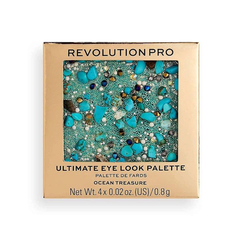 REVOLUTION PRO Палетка теней для век ULTIMATE EYE LOOK PALETTE Ocean Treasure RPR000102 - фото 4