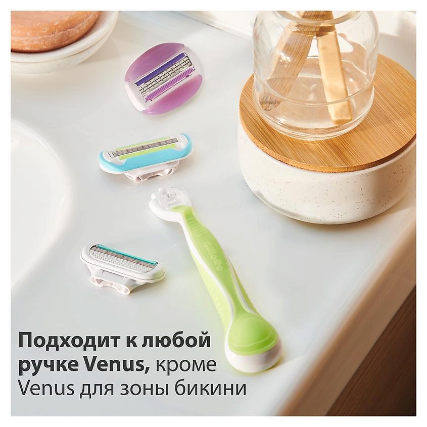 GILLETTE Бритва с 2 сменными кассетами Venus Embrace, фото 7