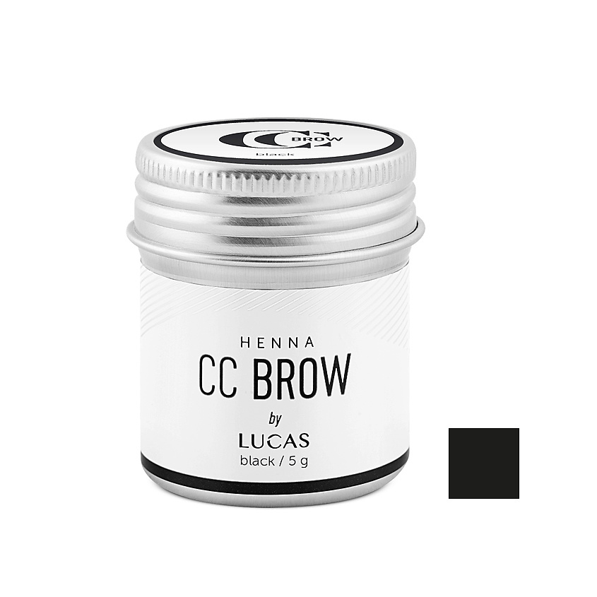 LUCAS Хна для бровей CC Brow HD Premium Henna, Кофе, 5 г