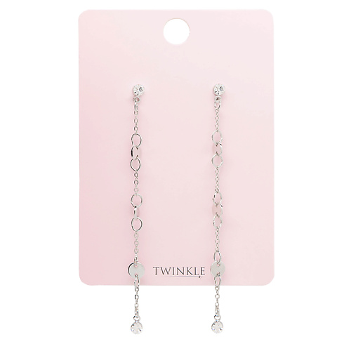 Серьги TWINKLE Серьги SILVER COINS LONG