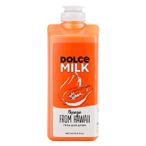 фото Dolce milk гель для душа «папайя на гавайях»