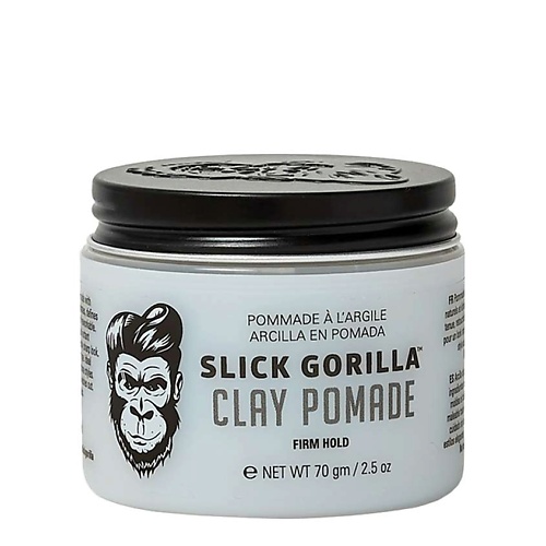 SLICK GORILLA Глина для укладки волос сильной фиксации Clay Pomade Firm Hold полимерная глина магниты красочные рыбки