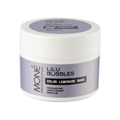цена Маска для волос MONE PROFESSIONAL Маска для интенсивного ухода и питания осветленных волос Lilu Bubbles