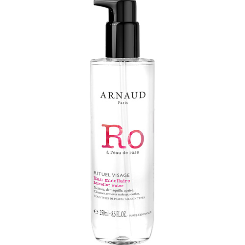 ARNAUD PARIS Вода мицеллярная очищающая для лица с розовой водой Rituel Visage rosette sugoff очищающая вода для снятия макияжа с ана кислотами 200