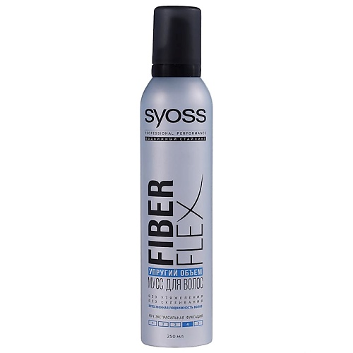 SYOSS Мусс для укладки волос FIBERFLEX Упругий Объем wella wellaflex лак для укладки волос объем до 2 х дней экстрасильной фиксации