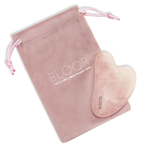 BLOOR Скребок гуаша для лица Сердце из розового кварца, премиум Gua Sha Quartz Stone Angled Heart pcs carrying clamps stone panel carriers heavy duty lifing tools for granite stone quartz worktops slabs marble with rubber line