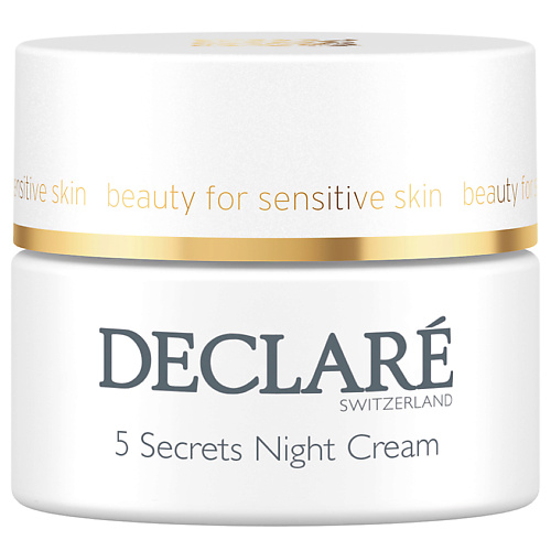 Крем для лица DECLARÉ Крем для лица ночной восстанавливающий 5 секретов 5 Secrets Night Cream восстанавливающий ночной крем для лица essentials regenerating night cream 50мл