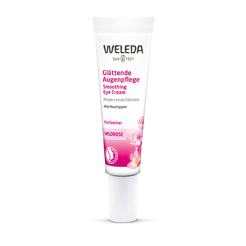 WELEDA Розовый разглаживающий крем для контура глаз weleda масло для профилактики растяжек stretch mark oil 100