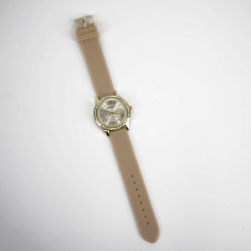 цена Часы TWINKLE Наручные часы с японским механизмом beige silicon
