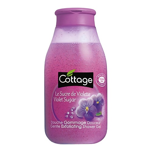 COTTAGE Гель-эксфолиант для душа Фиалка cottage гель для душа отшелушивающий exfoliating shower gel violet sugar