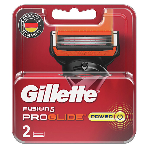 GILLETTE Сменные кассеты для бритья FUSION ProGlide Power gillette сменные кассеты mach3 turbo 6 шт