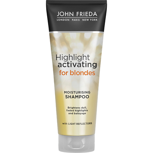 JOHN FRIEDA Увлажняющий активирующий шампунь для светлых волос SHEER BLONDE краска для волос прямой пигмент 7 blonde блонд