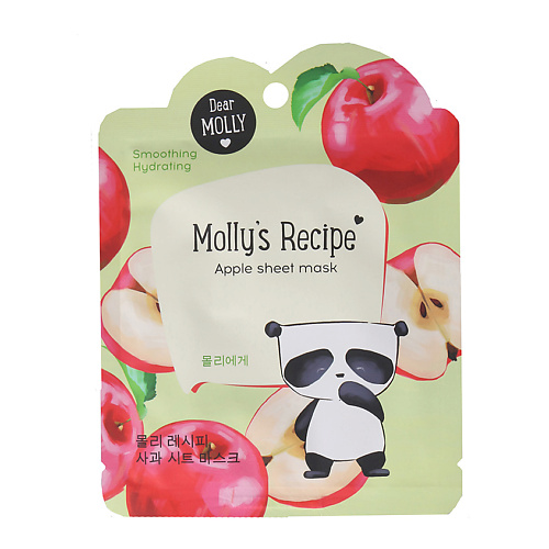 фото Лэтуаль dear molly тканевая маска "рецепты молли. яблоко"