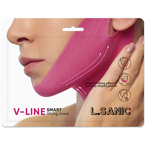 LSANIC L.SANIC Маска-бандаж для коррекции овала лица ортопедические подпяточники для коррекции разницы ног 8 12 мм solamed replet ortmann р s