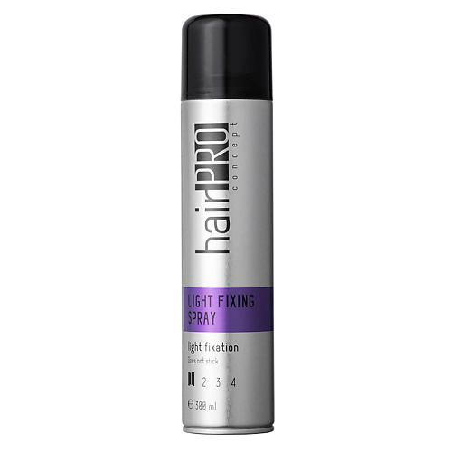 HAIR PRO CONCEPT Лак для волос Легкой фиксации Light Fixing Spray concept шампунь для объема волос 300 мл