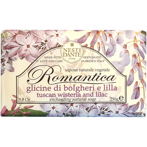 NESTI DANTE Мыло Romantica Tuscan Wisteria & Lilac nesti dante мыло dal frantoio aloe