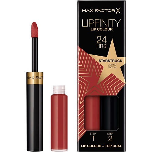 MAX FACTOR Стойкая губная помада и увлажняющий блеск Lipfinity Lip Colour shiseido помада блеск lacquer rouge