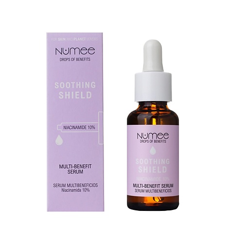 NUMEE Сыворотка для лица многофункциональная Soothing Shield Multi-Benefit Serum zaful ribbed colorblock v wired bikini top m multi a