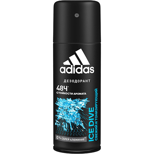 ADIDAS Дезодорант-спрей для мужчин Ice Dive adidas дезодорант спрей cool