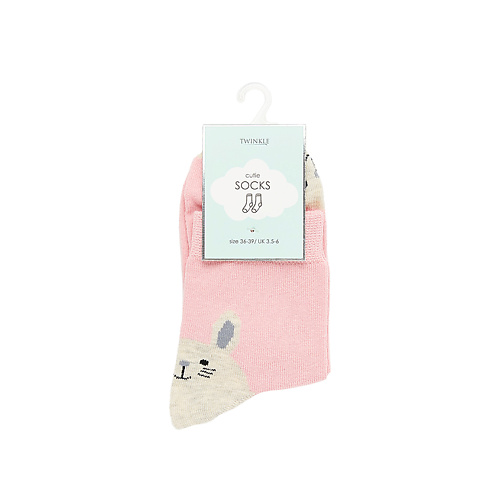 TWINKLE Носки модель Bunny, цвет розовый носки детские крошка я зайчишка розовый 8 10 см
