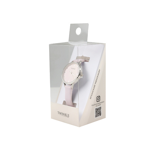 TWINKLE Наручные часы с японским механизмом, light pink часы наручные женские ореана d 2 5 см ремешок силикон микс