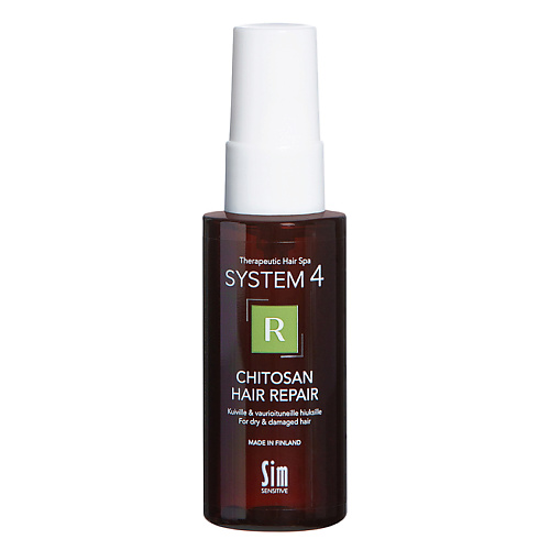 SYSTEM4 Спрей R терапевтический для восстановления структуры волос по всей длине apicenna груминг спрей блеск и шелковистость для йорков роял грум