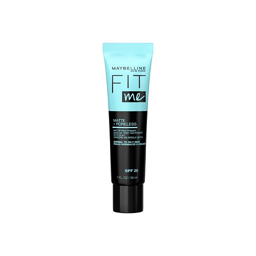 MAYBELLINE NEW YORK Праймер для лица матирующий FIT ME SPF 20 revolution makeup праймер роллер матирующий matte touch up oil control roller