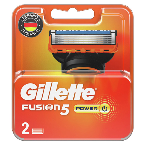 GILLETTE Сменные кассеты для бритья FUSION Power gillette gillette styler 4 в 1 точный триммер бритва и стайлер 1 кассета с 5 лезвиями