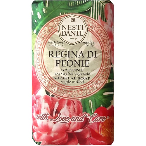 NESTI DANTE Мыло With Love And Care Regina di Peonie мыло lp care с экстрактом авокадо 90 г