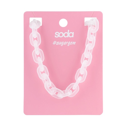 SODA Ожерелье TRANSPARENT CHAIN #sugargem