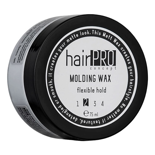 HAIR PRO CONCEPT Воск для укладки средней фиксации Molding Wax Flexible Hold крем для подвижной укладки airstyle flexible finish cream невесомость 50 мл