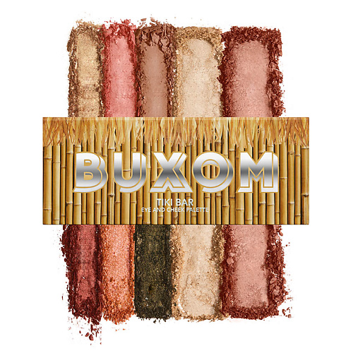 BUXOM Палетка для глаз и лица Tiki Bar buxom кремовый блеск для губ full on с эффектом объема