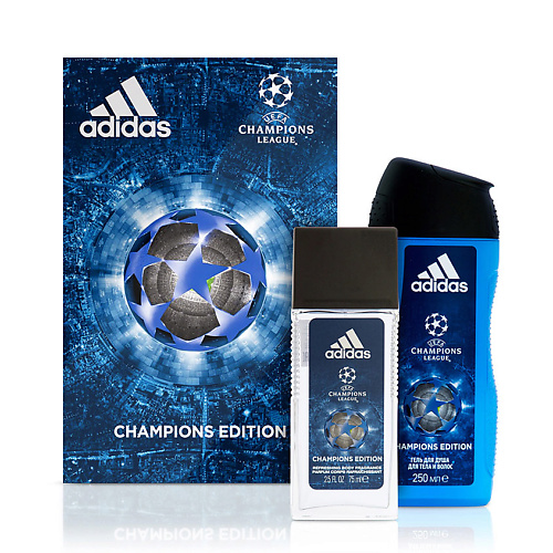 ADIDAS Подарочный набор для мужчин UEFA Champions League® Champions Edition набор подарочный для мужчин rexona энергия уверенности
