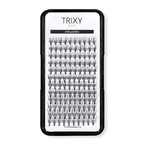 TRIXY BEAUTY Ресницы-пучки (0.10 мм, MIX) trixy beauty гель для бровей экстра сильной фиксации